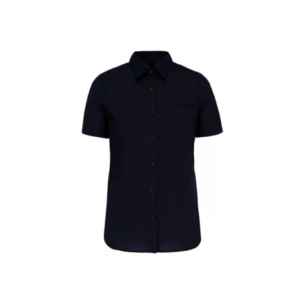 Kariban rövid ujjú női ing Cotton Fitted 125 tengerkék