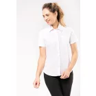 Kariban rövid ujjú női ing Cotton Fitted 125 fehér
