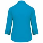 Kariban 3/4 ujjú női ing Puplin 110 türkiz