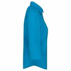 Kariban 3/4 ujjú női ing Puplin 110 türkiz