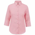 Kariban 3/4 ujjú női ing Puplin 110 pasztel pink