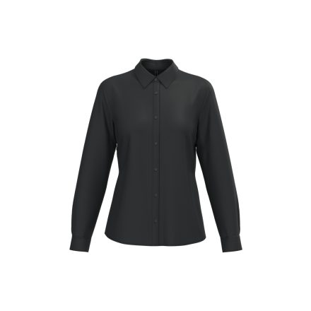 Kariban hosszú ujjú női ing Poplin Easy Care 108 fekete