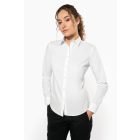 Kariban hosszú ujjú női ing Poplin Easy Care 108 fehér
