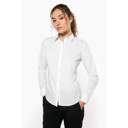 Kariban hosszú ujjú női ing Poplin Easy Care 108 fehér