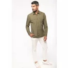 Kariban hosszú ujjú ing Safari 120 khaki