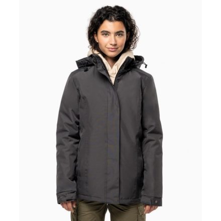 Kariban női kabát K6108 sötétszürke