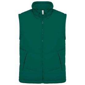 Kariban mellény Fleece Lined sötétzöld