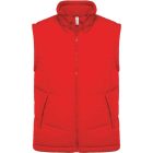 Kariban mellény Fleece Lined piros