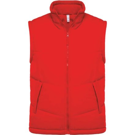 Kariban mellény Fleece Lined piros