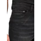 Kariban farmernadrág Basic Jeans mosott fekete