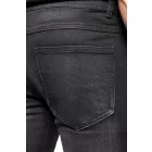 Kariban farmernadrág Basic Jeans mosott fekete