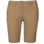 Kariban női bermuda Chino 245 camel