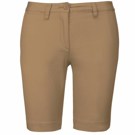 Kariban női bermuda Chino 245 camel