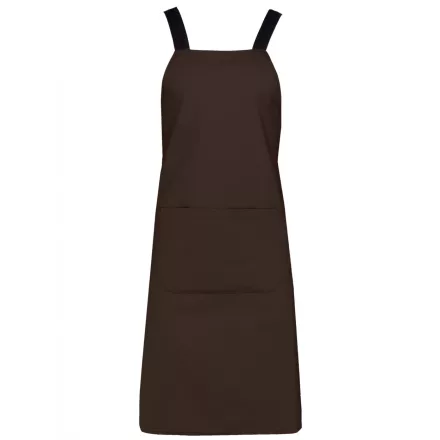 Kariban melles kötény Organic Cotton 280 csokoládé
