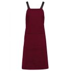 Kariban melles kötény Organic Cotton 280 burgundy