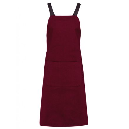 Kariban melles kötény Organic Cotton 280 burgundy