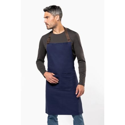 Kariban melles kötény Vintage Cotton 320 tengerkék