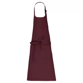 Kariban melles kötény Organic Cotton sötét meggy