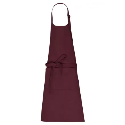 Kariban melles kötény Organic Cotton sötét meggy