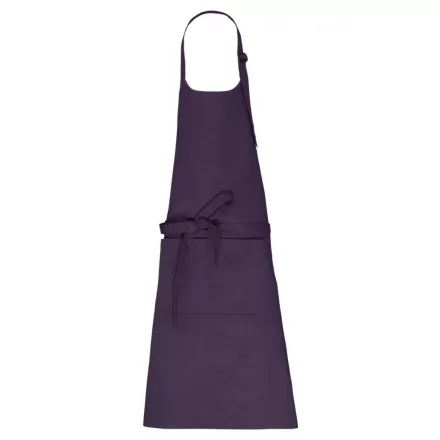 Kariban melles kötény Organic Cotton sötét szilva