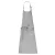 Kariban melles kötény Organic Cotton  szürke