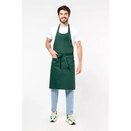 Kariban melles kötény K890 üvegzöld