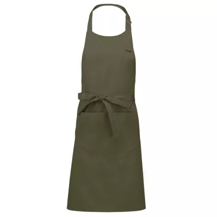 Kariban melles kötény K890 világos khaki