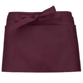 Kariban derék kötény Short 190 bordó