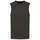 Kariban kötött mellény Jumper V-Neck sötétszürke