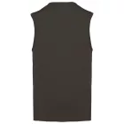 Kariban kötött mellény Jumper V-Neck sötétszürke