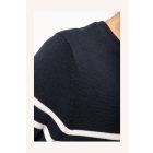 Kariban női pulóver Sailor Jumper 285 tengerkék-fehér