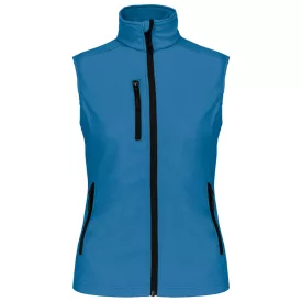 Kariban női softshell mellény 300 aqua