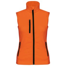 Kariban női softshell mellény 300 fluo narancs