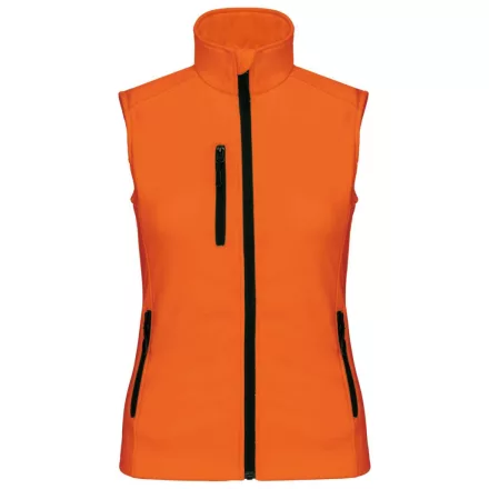 Kariban női softshell mellény 300 fluo narancs