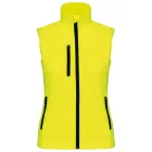 Kariban női softshell mellény 300 fluo sárga