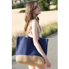 Kimood táska Rustic Juco tengerkék-natúr