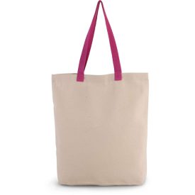 Kimood bevásárló táska Contrast natúr-magenta
