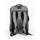 Kimood hátizsák/utazótáska Anti-Theft melírozott sötétszürke-fekete