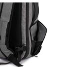 Kimood hátizsák/utazótáska Anti-Theft melírozott sötétszürke-fekete