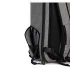 Kimood hátizsák/utazótáska Anti-Theft melírozott sötétszürke-fekete