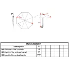 Kimood esernyő Automatic lime