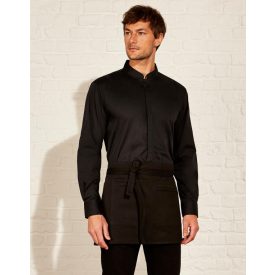 Kustom Kit hosszú ujjú ing Mandarin 120 fekete