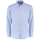 Kustom Kit Slim Fit Stretch Oxford Shirt LS