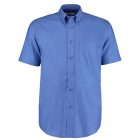 Kustom Kit rövid ujjú ing Oxford 135 olasz kék