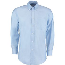   Kustom Kit hosszú ujjú ing Workwear Oxford Shirt 135 világoskék