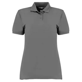 Kustom Kit női galléros póló Superwash 185 ébenszürke