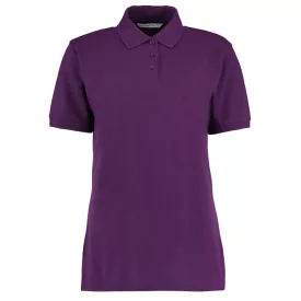 Kustom Kit női galléros póló Superwash 185 sötétlila