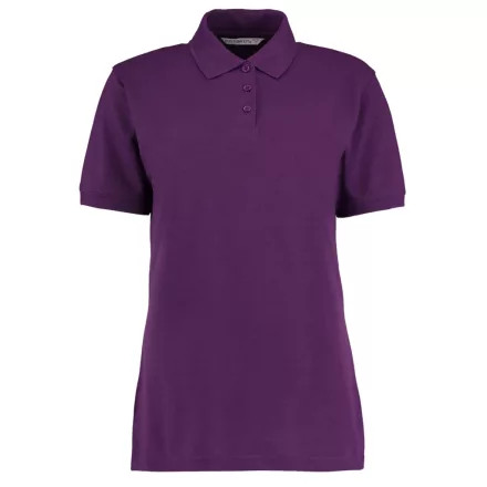 Kustom Kit női galléros póló Superwash 185 sötétlila