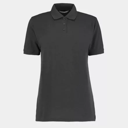 Kustom Kit női galléros póló Superwash 185 grafitszürke