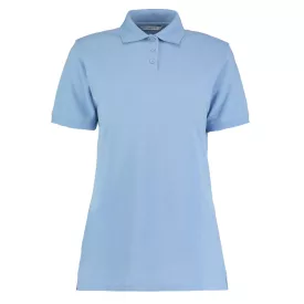 Kustom Kit női galléros póló Superwash 185 világoskék